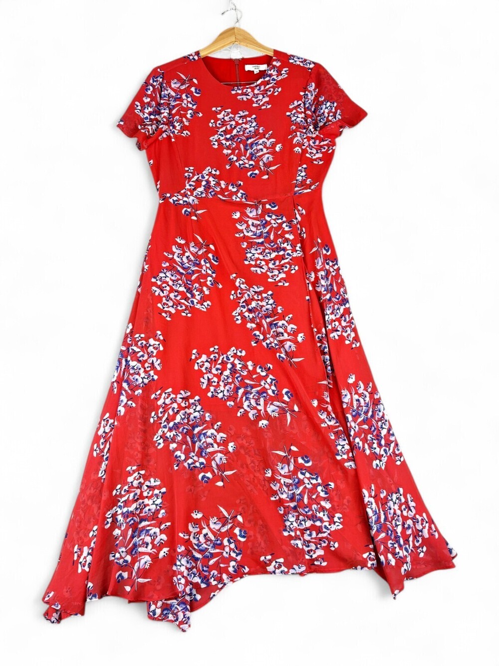 Saunders Women's Asymmetrical Floral Dress Size 12